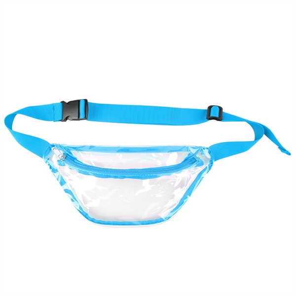 Stadium Approved Clear Fanny Pack W/ Zipper