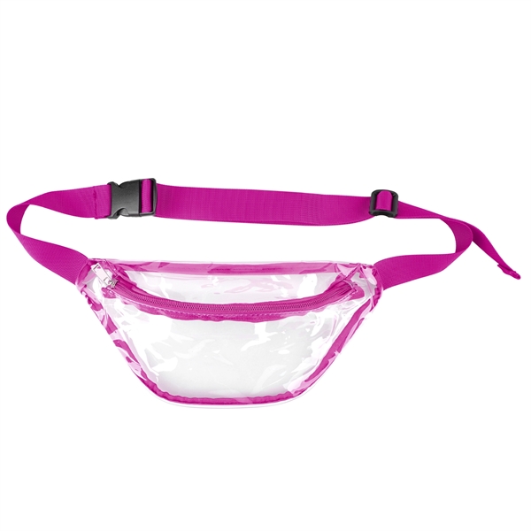 Stadium Approved Clear Fanny Pack W/ Zipper