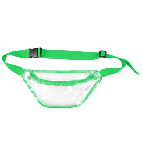 Stadium Approved Clear Fanny Pack W/ Zipper
