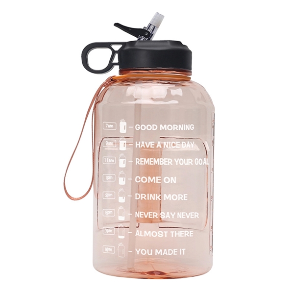 74 Oz Large Capacity Plastic Fitness Outdoor Sports Bottle - 74 Oz Large Capacity Plastic Fitness Outdoor Sports Bottle - Image 3 of 3