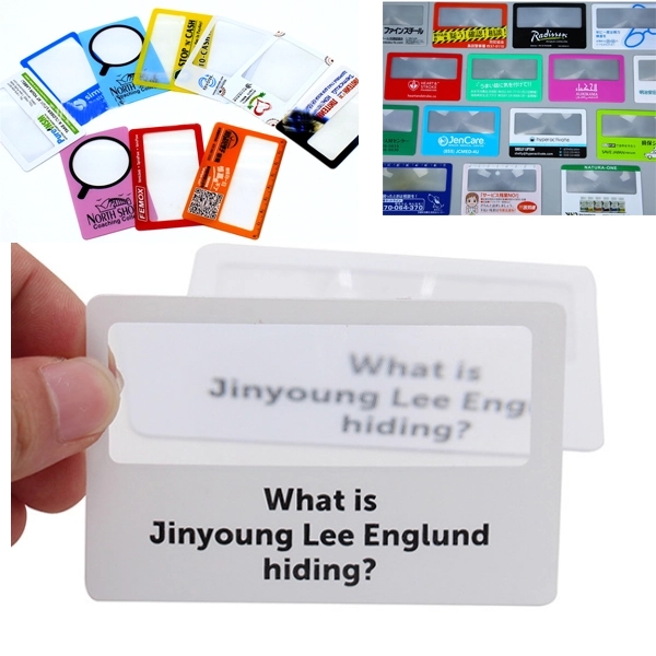 Printed Card Magnifying Glass - Printed Card Magnifying Glass - Image 0 of 5