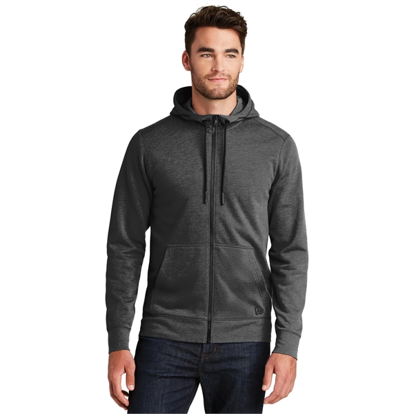 New Era Tri-Blend Fleece Full-Zip Hoodie - New Era Tri-Blend Fleece Full-Zip Hoodie - Image 14 of 35