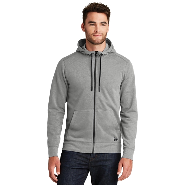 New Era Tri-Blend Fleece Full-Zip Hoodie - New Era Tri-Blend Fleece Full-Zip Hoodie - Image 15 of 35