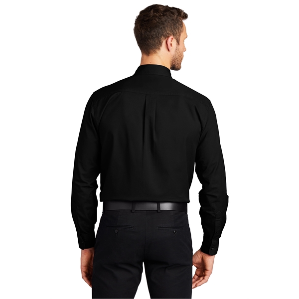 Port Authority Tall Long Sleeve Twill Shirt. - Port Authority Tall Long Sleeve Twill Shirt. - Image 21 of 39