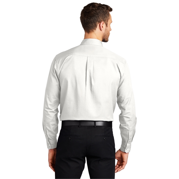 Port Authority Tall Long Sleeve Twill Shirt. - Port Authority Tall Long Sleeve Twill Shirt. - Image 23 of 39