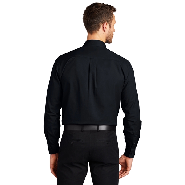 Port Authority Tall Long Sleeve Twill Shirt. - Port Authority Tall Long Sleeve Twill Shirt. - Image 24 of 39