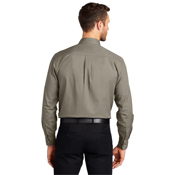 Port Authority Tall Long Sleeve Twill Shirt. - Port Authority Tall Long Sleeve Twill Shirt. - Image 26 of 39