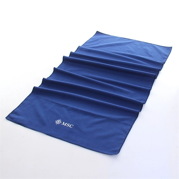 Polyester Bath Towel w/ Edge-to-Edge Sublimation 410 GSM