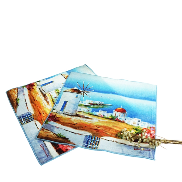Coolmax Hand Towel w/ Full Bleed Sublimation 155 GSM - Coolmax Hand Towel w/ Full Bleed Sublimation 155 GSM - Image 2 of 2