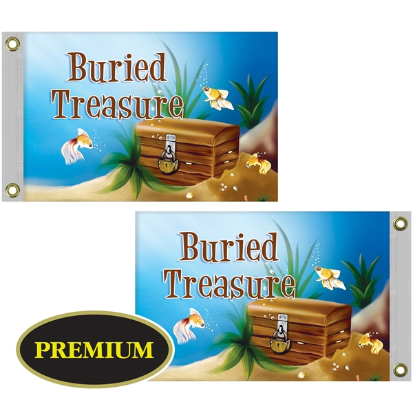 12" x 18" Double Sided Knitted Polyester Boat Flag - 12" x 18" Double Sided Knitted Polyester Boat Flag - Image 0 of 9