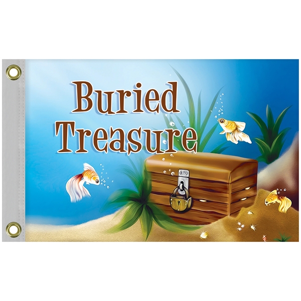 12" x 18" Double Sided Knitted Polyester Boat Flag - 12" x 18" Double Sided Knitted Polyester Boat Flag - Image 3 of 9