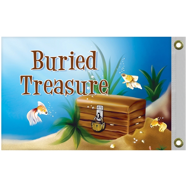 12" x 18" Double Sided Knitted Polyester Boat Flag - 12" x 18" Double Sided Knitted Polyester Boat Flag - Image 4 of 9