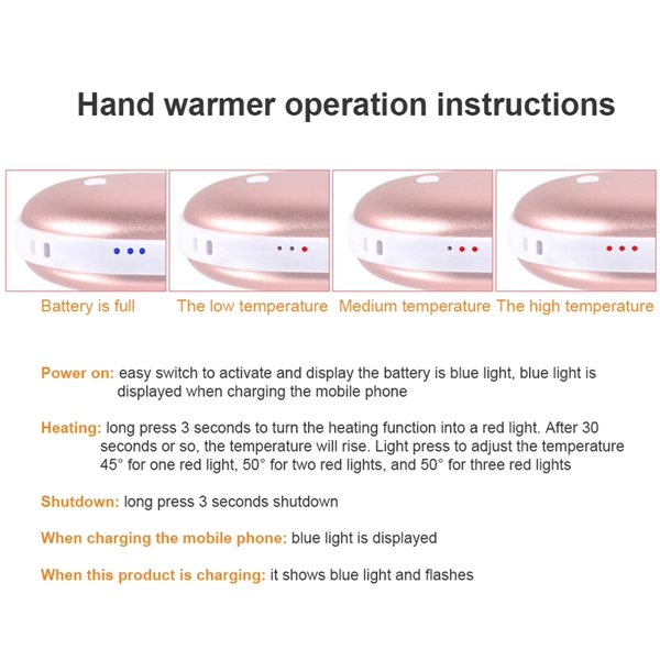 4-in-1 Hand Warmers Massage Power Bank - 4-in-1 Hand Warmers Massage Power Bank - Image 4 of 4