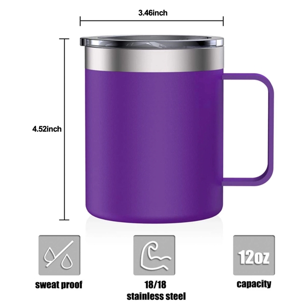 12oz Coffee Mug Tumbler - 12oz Coffee Mug Tumbler - Image 1 of 2