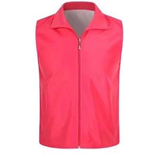 Custom Polyester Sleeveless Work Volunteer Vest - Custom Polyester Sleeveless Work Volunteer Vest - Image 7 of 8