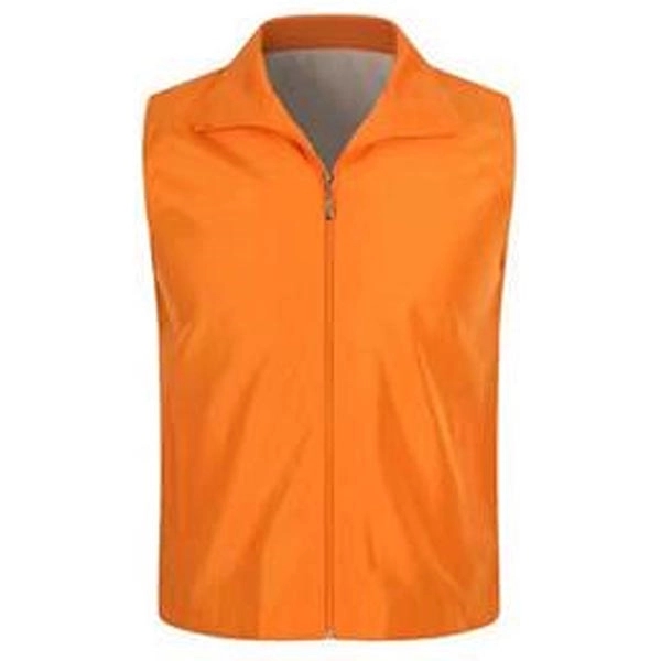 Custom Polyester Sleeveless Work Volunteer Vest - Custom Polyester Sleeveless Work Volunteer Vest - Image 8 of 8