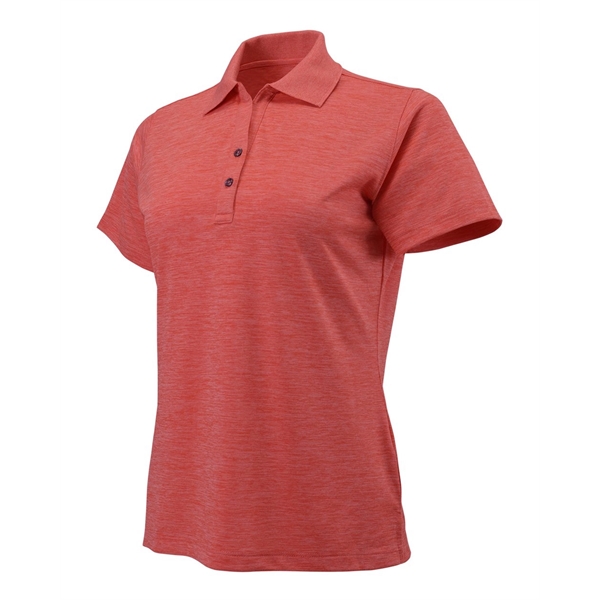 Paragon Women's Dakota Striated Heather Polo - Paragon Women's Dakota Striated Heather Polo - Image 8 of 24