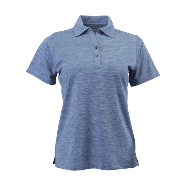 Paragon Women's Dakota Striated Heather Polo - Paragon Women's Dakota Striated Heather Polo - Image 10 of 24