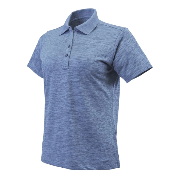 Paragon Women's Dakota Striated Heather Polo - Paragon Women's Dakota Striated Heather Polo - Image 11 of 24