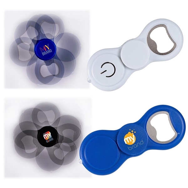 Spinner Bottle Opener with Light Plum Grove