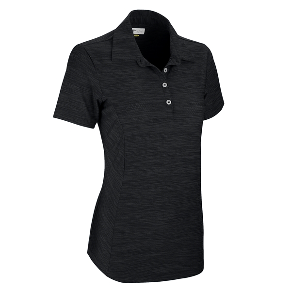 Women's Greg Norman Play Dry® Heather Solid Polo - Women's Greg Norman Play Dry® Heather Solid Polo - Image 14 of 15