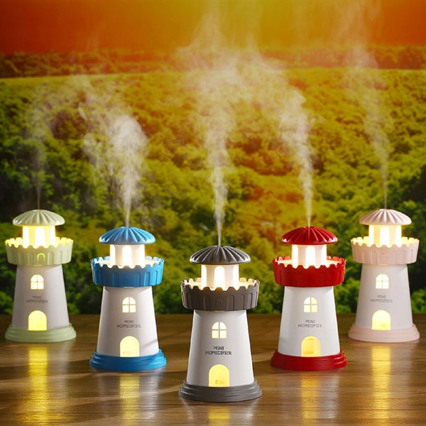 Lighthouse Shape USB Mini Air Humidifier - Lighthouse Shape USB Mini Air Humidifier - Image 0 of 8