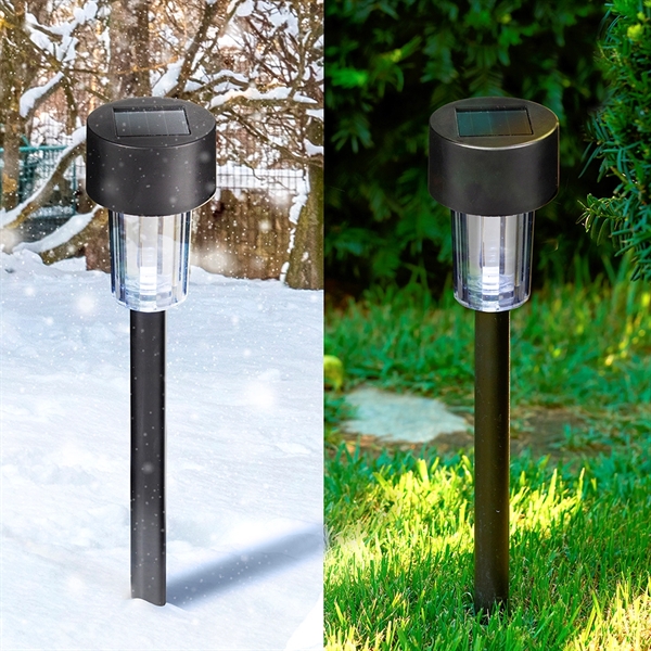 10pk Solar Garden Light Black - 10pk Solar Garden Light Black - Image 6 of 7