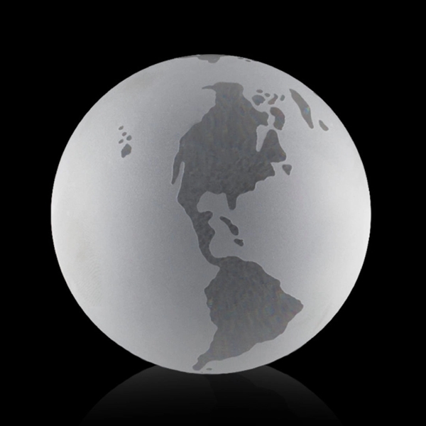 Clear Globe with Frosted Ocean - Clear Globe with Frosted Ocean - Image 0 of 0