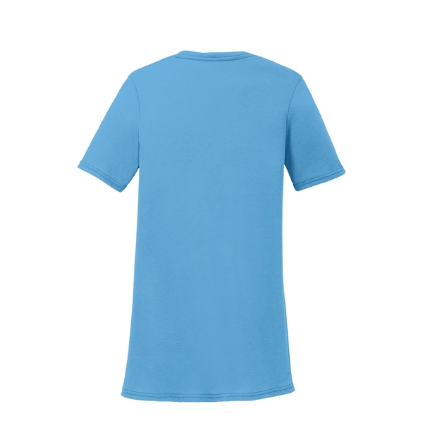 Port & Company Women's Performance Blend V-Neck Tee. - Port & Company Women's Performance Blend V-Neck Tee. - Image 66 of 66