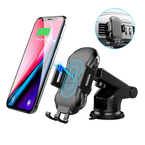 10W Wireless Car Charger Mount - 10W Wireless Car Charger Mount - Image 0 of 4