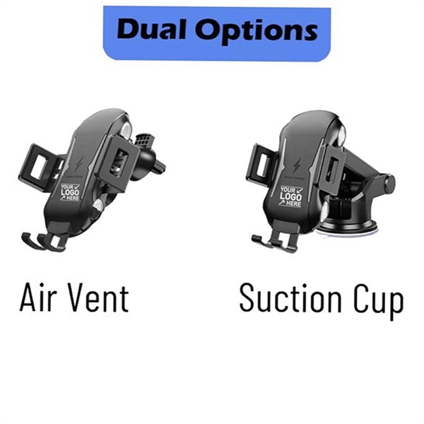 10W Wireless Car Charger Mount - 10W Wireless Car Charger Mount - Image 4 of 4