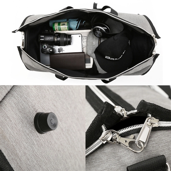 Duffle Bag with Shoes Compartment - Duffle Bag with Shoes Compartment - Image 2 of 5