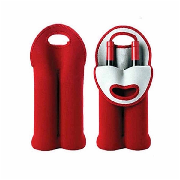 Double Neoprene Insulated Wine Bag - Double Neoprene Insulated Wine Bag - Image 2 of 6