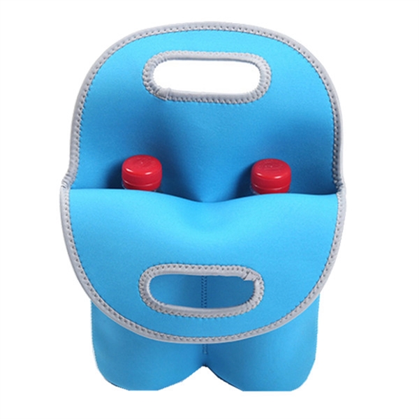 Double Neoprene Insulated Wine Bag - Double Neoprene Insulated Wine Bag - Image 4 of 6