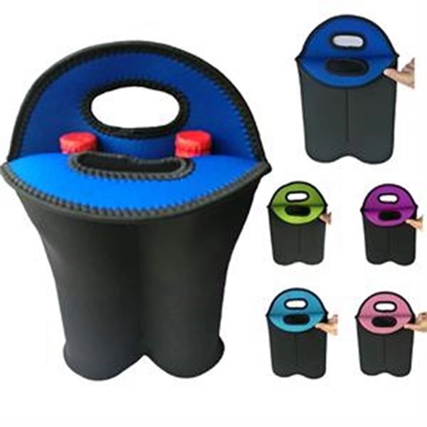 Double Neoprene Insulated Wine Bag - Double Neoprene Insulated Wine Bag - Image 0 of 6