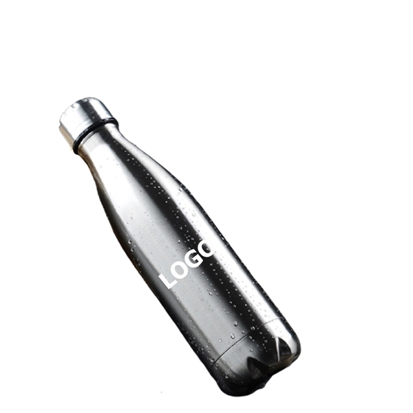 17 OZ Stainless Steel Vacuum Bottle - 17 OZ Stainless Steel Vacuum Bottle - Image 1 of 1