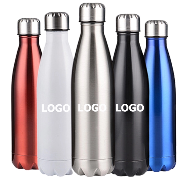 17 OZ Stainless Steel Vacuum Bottle - 17 OZ Stainless Steel Vacuum Bottle - Image 0 of 1