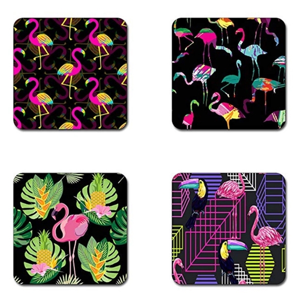 Square Neoprene Coaster 3.5" - Square Neoprene Coaster 3.5" - Image 7 of 7