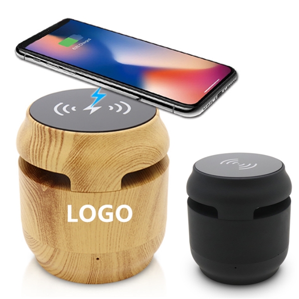 5W Wireless Charger With Bluetooth Speaker