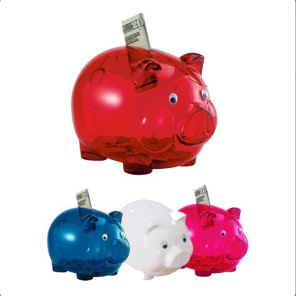 Promotional Translucent Piggy Coin Bank - Promotional Translucent Piggy Coin Bank - Image 0 of 0