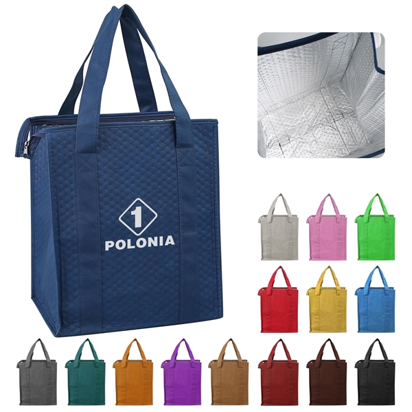 Non-Woven Cooler Tote Bag - Non-Woven Cooler Tote Bag - Image 0 of 2