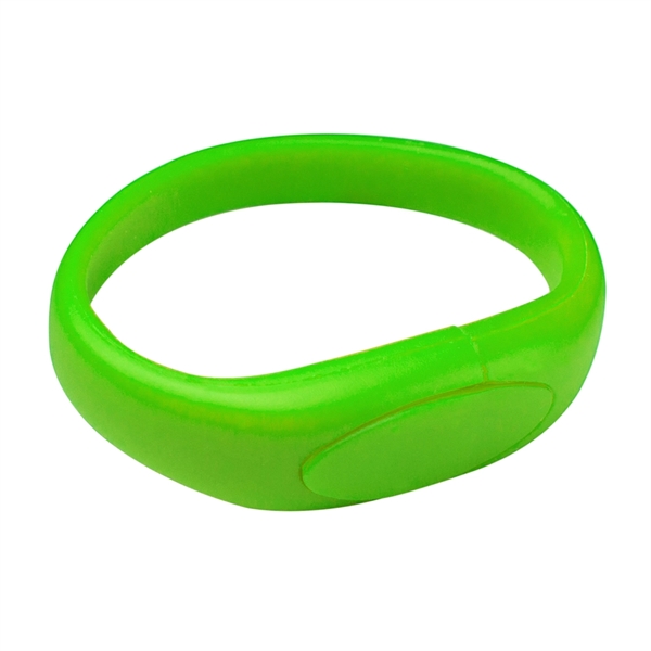 Oval Silicone Wristband USB Flash Drive 2.0 - Oval Silicone Wristband USB Flash Drive 2.0 - Image 3 of 27