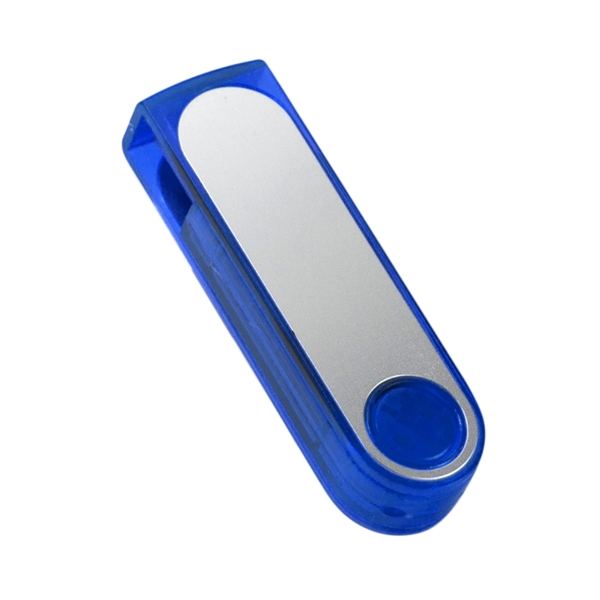 Trans Swivel USB Flash Drive - Trans Swivel USB Flash Drive - Image 1 of 18