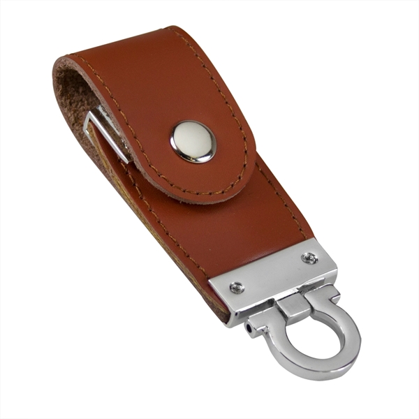 Mini Leather USB Flash Drive 2.0 - Mini Leather USB Flash Drive 2.0 - Image 2 of 6