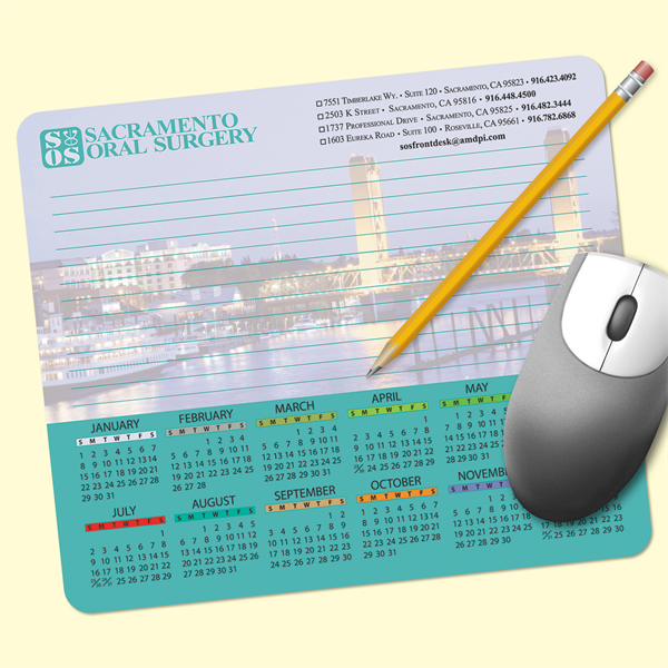 MousePaper® 24 Page - Recycled Note Paper Calendar Mouse Pad - MousePaper® 24 Page - Recycled Note Paper Calendar Mouse Pad - Image 0 of 2