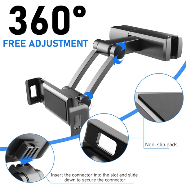 Car back seat tablet computer support frame - Car back seat tablet computer support frame - Image 1 of 5