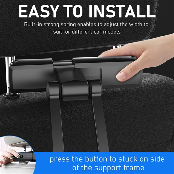 Car back seat tablet computer support frame - Car back seat tablet computer support frame - Image 3 of 5