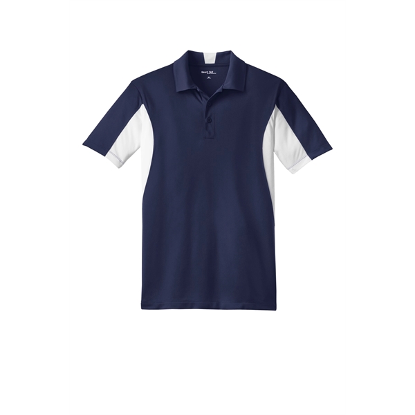 Sport-Tek Tall Side Blocked Micropique Sport-Wick Polo. - Sport-Tek Tall Side Blocked Micropique Sport-Wick Polo. - Image 49 of 55