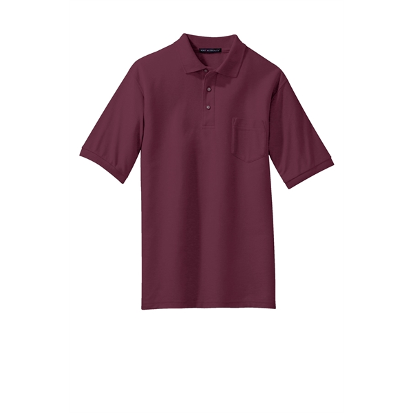 Port Authority Tall Silk Touch Polo with Pocket. - Port Authority Tall Silk Touch Polo with Pocket. - Image 47 of 56