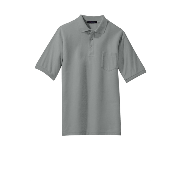 Port Authority Tall Silk Touch Polo with Pocket. - Port Authority Tall Silk Touch Polo with Pocket. - Image 48 of 56